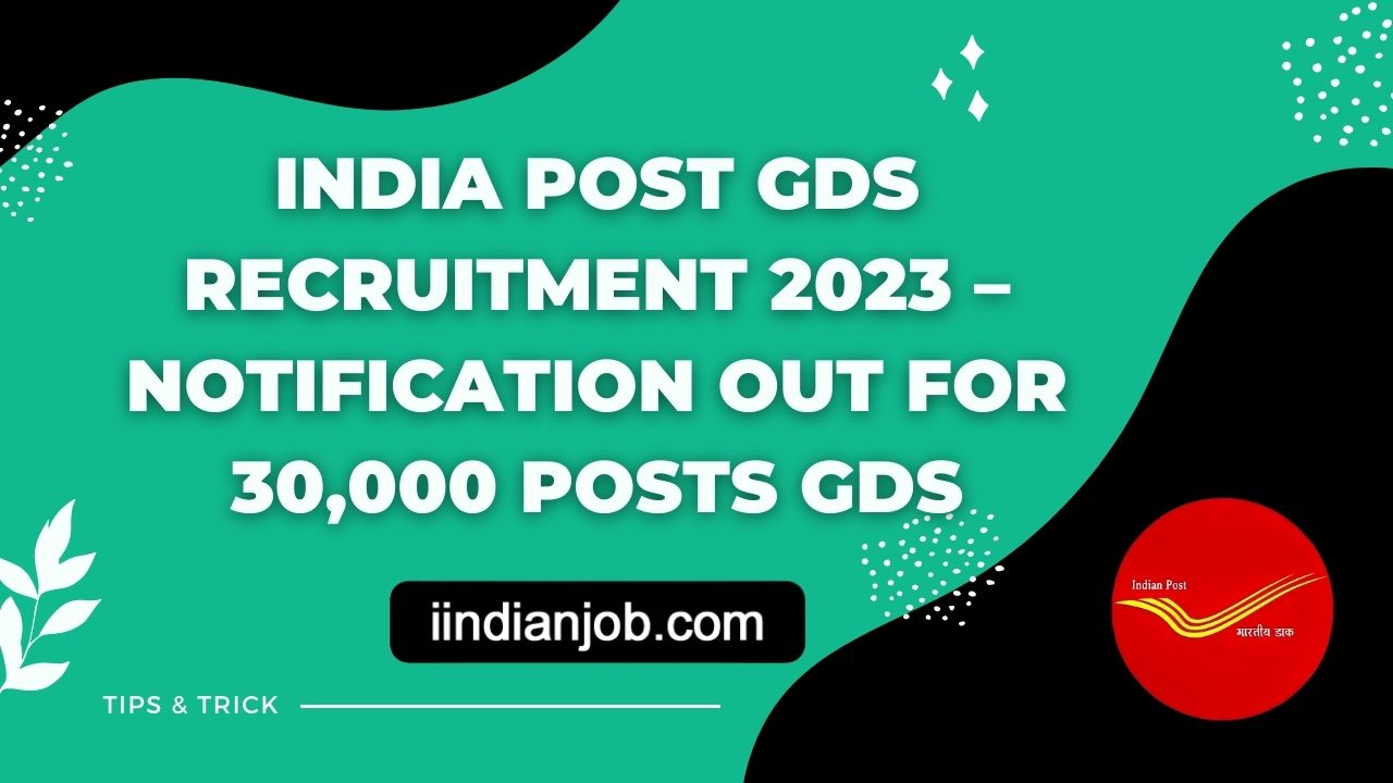 India Post Gds Recruitment Notification Out For Posts Gds